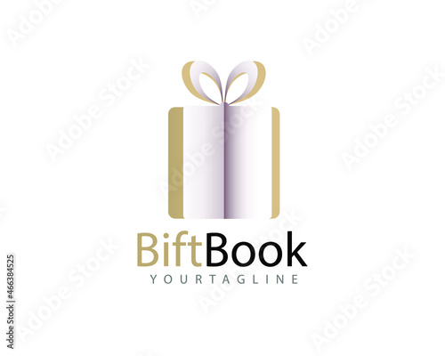 Biftbook a gift book logo,fully vector and customized logo design