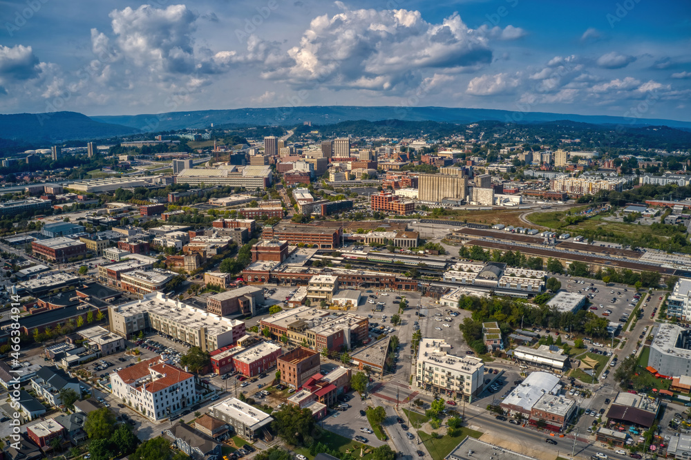 Aerial View of Downtown Chattanooga