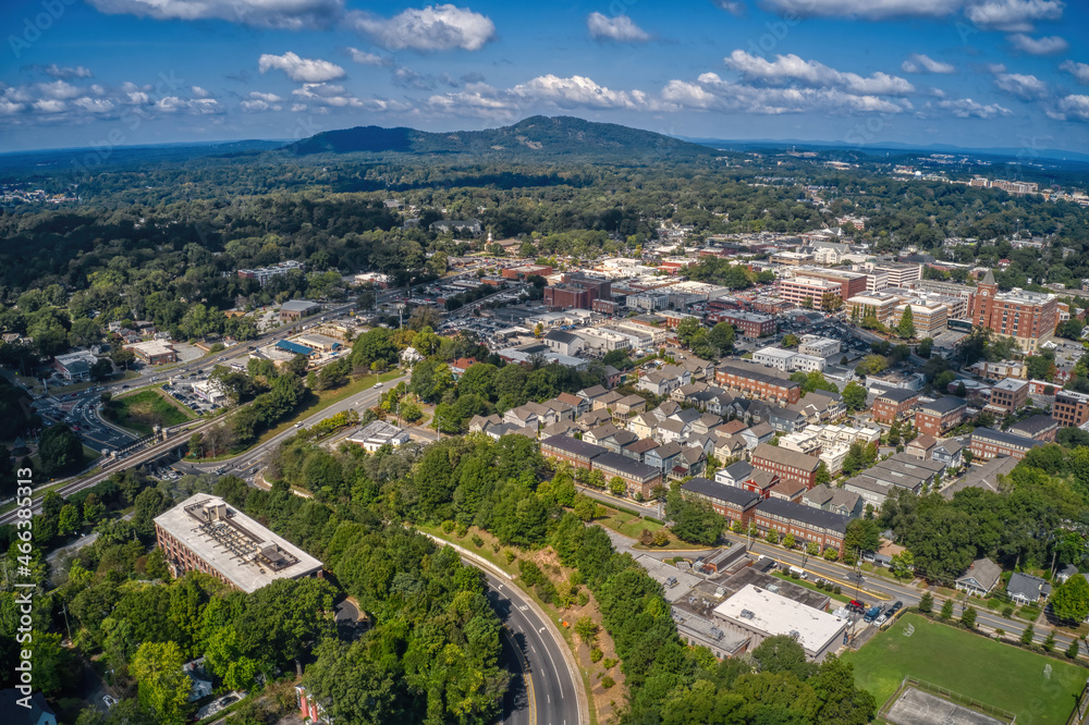 Aerial View of the Atlanta Suburb of Marietta, Georgia