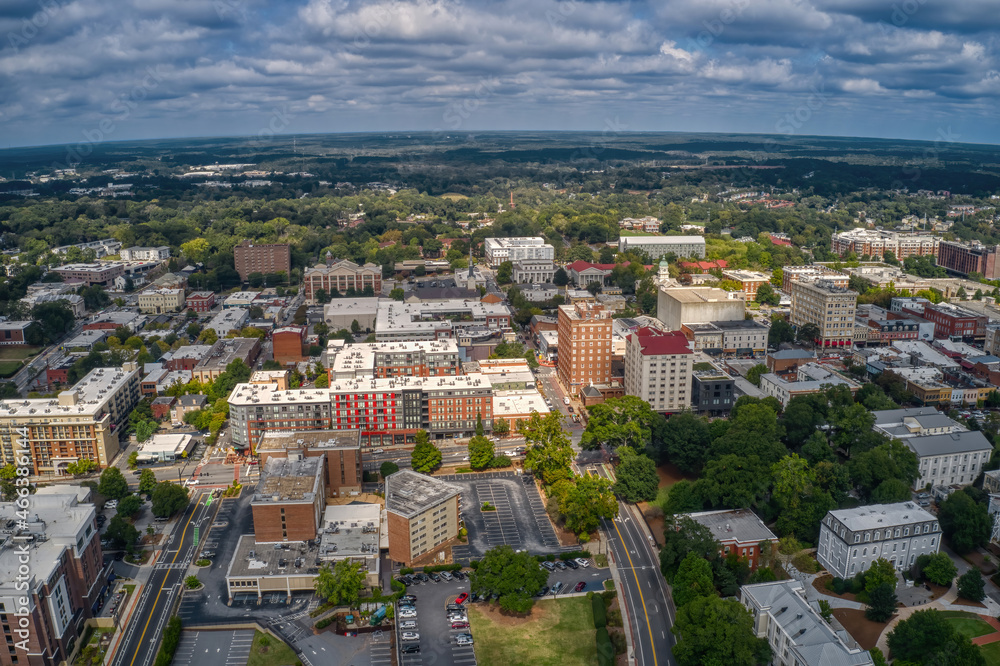 Aerial View of Athens, Georgia