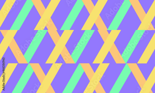 purple background with cross-colored slanted squares