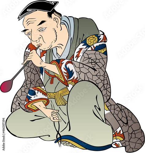 浮世絵　ガラス職人　その2