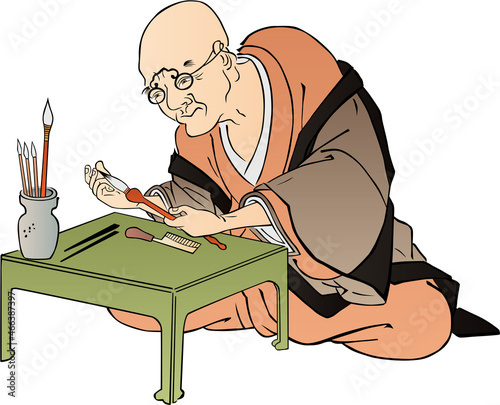 浮世絵　ふで職人　その2