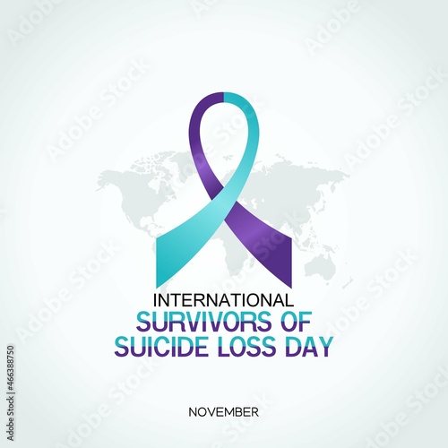 vector graphic of International survivors suicide loss day good for International survivors suicide loss day celebration. flat design. flyer design.flat illustration.