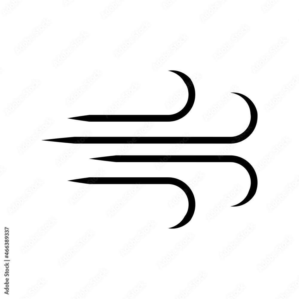 Fototapeta premium Wind Icon Vector