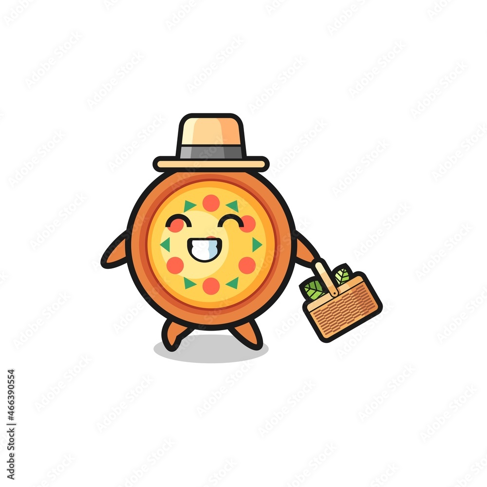 pizza herbalist character searching a herbal