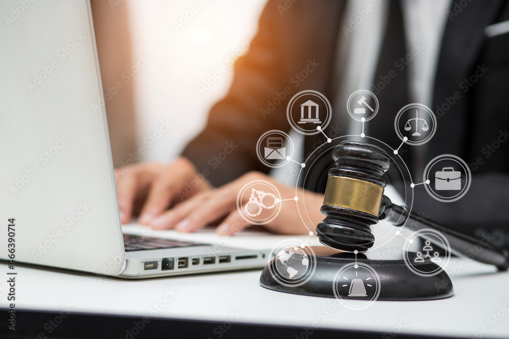justice and law concept.Male judge Consultation and legal concepts, lawyers, justice and law concept.Male judge Consultation and legal concepts, lawyers,