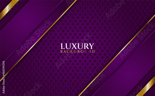 Vector Abstract Elegant purple and gold background. Abstract purple pattern. Texture dot
