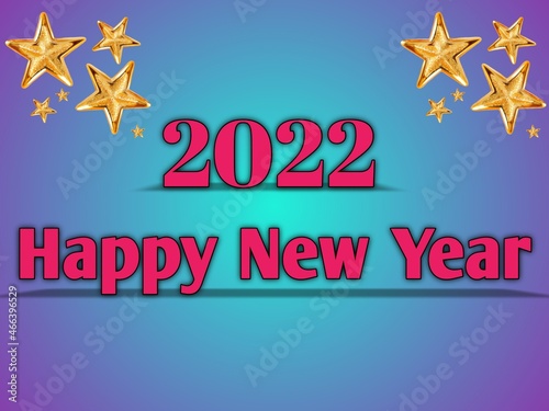 Happy new year 2022. calendar design, greeting card design, banner, poster.