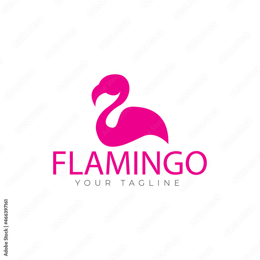 flamingo animal pink logo vector symbol icon modern illustration design flamingo animal pink logo vector symbol icon modern illustration design