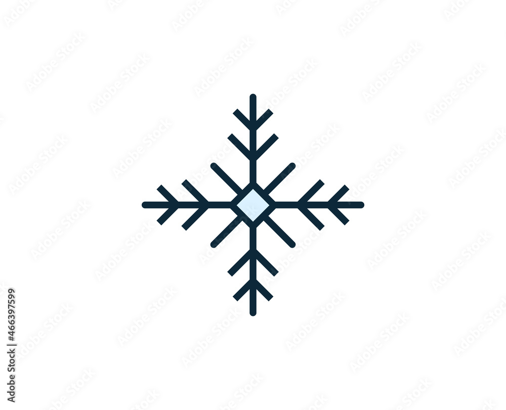 Snowflake premium line icon. Simple high quality pictogram. Modern outline style icons. Stroke vector illustration on a white background. Snowflake premium line icon. Simple high quality pictogram. Modern outline style icons. Stroke vector illustration on a white background.