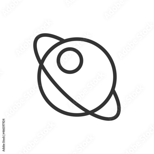 Planet line icon in trendy style.