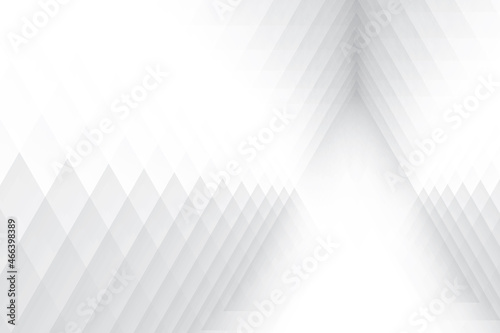 Abstract white and gray color, modern design background with geometric shape. Vector illustration.