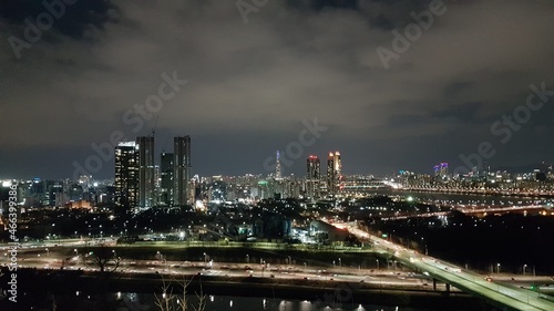 한국 도시 서울 야경