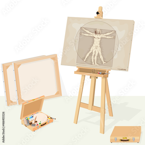 Classic painting on canvas