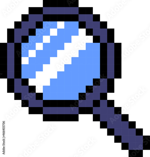 Magnitude serch pixel icon