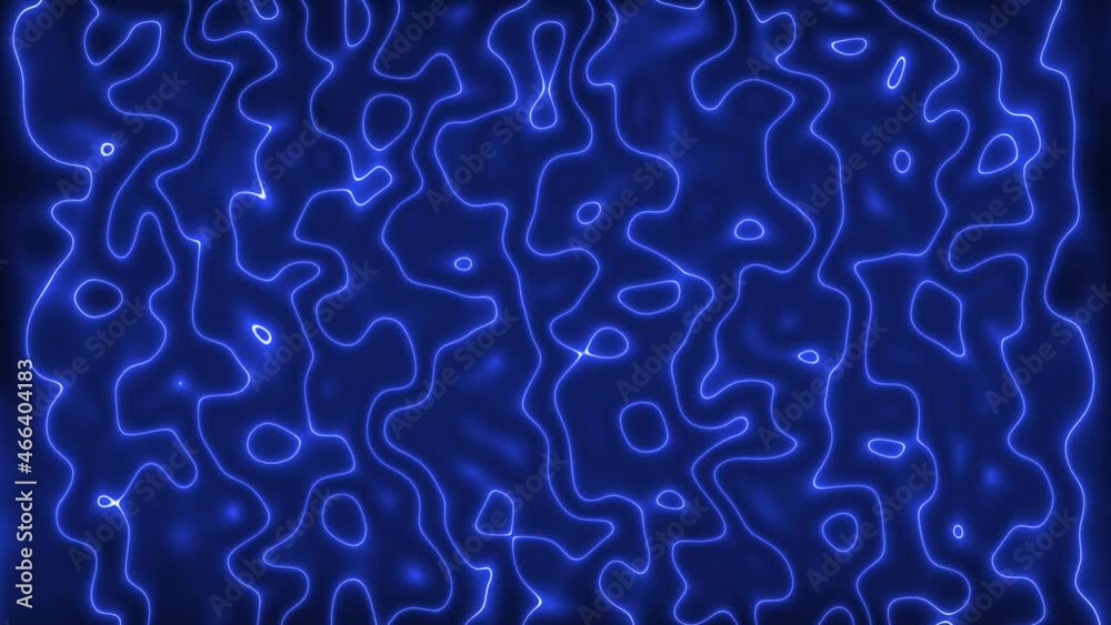 Blue color neon light liquid background animation Blue color neon light liquid background animation