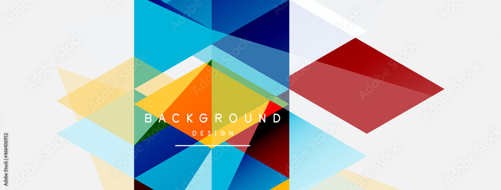 Mosaic triangles geometric background. Techno or business concept, pattern for wallpaper, banner, background, landing page Mosaic triangles geometric background. Techno or business concept, pattern for wallpaper, banner, background, landing page