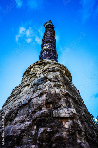 Column of Constantine or Burnt Stone or Burnt Pillar in Istanbul.  photo