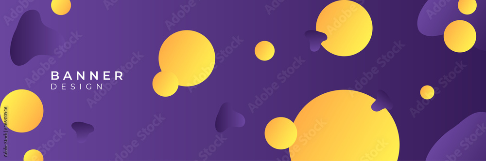 abstract horizontal web banner design template backgrounds