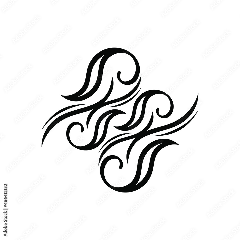 simple tribal. simple tribal line art simple and unique. suitable for tattoo design, tattoo studio and others