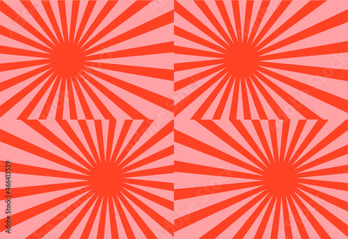 light ray pattern orange wallpaper .modern orange abstract wallpaper.