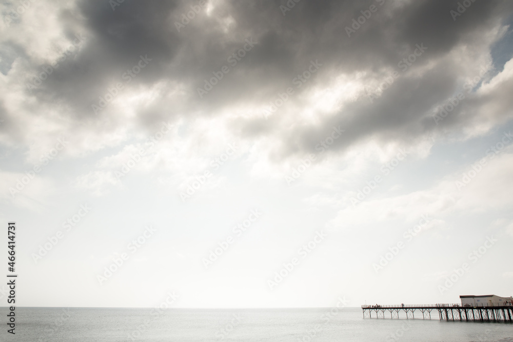 seascape of bognor regis of the south east coast of england