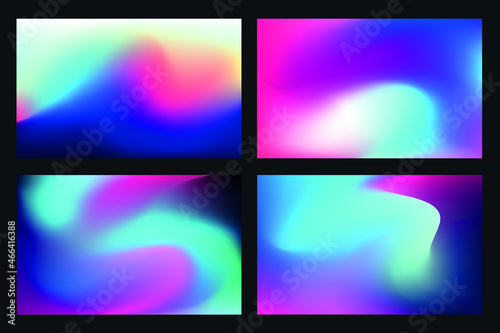 Abstract gradient backgrounds set for websites, social media branding, new brands, digital services, product designs, planner stickers,notebooks, wall art, postcards and many more.