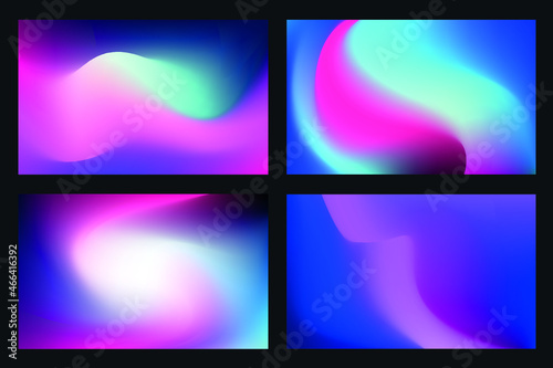 Abstract gradient backgrounds set for websites, social media branding, new brands, digital services, product designs, planner stickers,notebooks, wall art, postcards and many more.