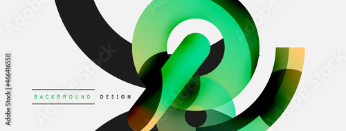 Circle abstract background. Vector illustration for wallpaper banner background card or landing page