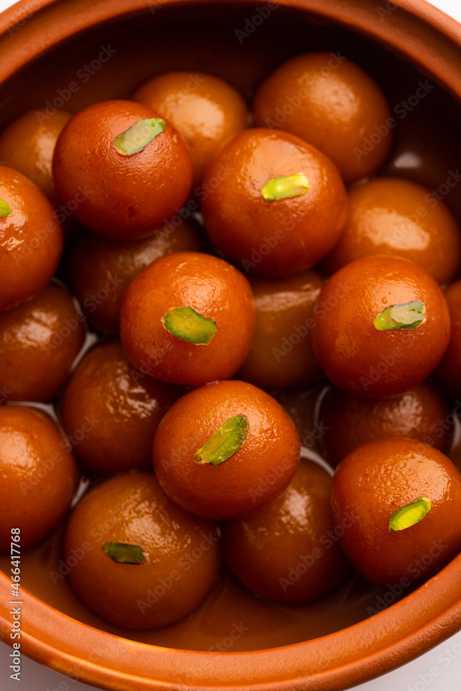 Gulab Jamun Indian sweet food for diwali or wedding Gulab Jamun Indian sweet food for diwali or wedding