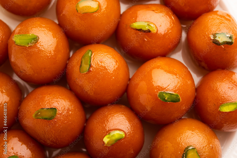 Gulab Jamun Indian sweet food for diwali or wedding Gulab Jamun Indian sweet food for diwali or wedding