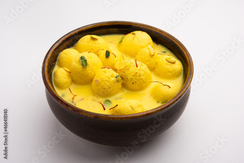 Angoori Rasmalai is an Indian dessert sweet photo
