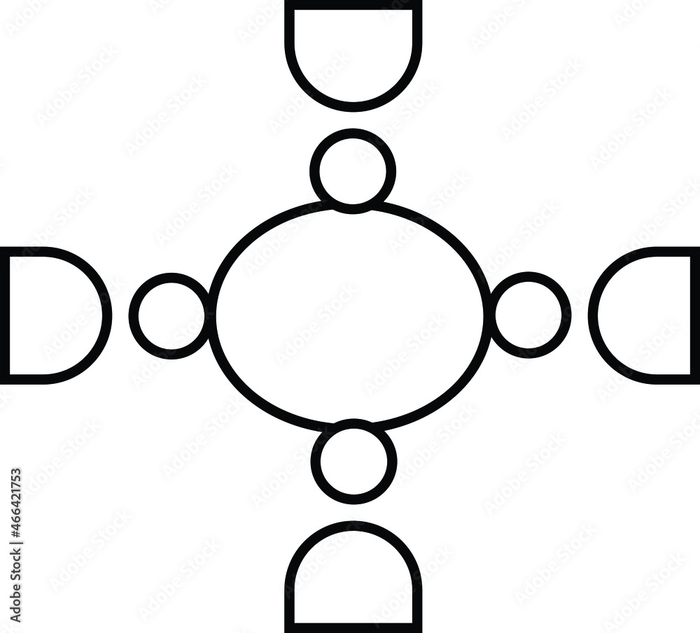Community Vector Icon in illustration Community Vector Icon in illustration