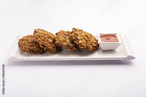 Mixed dal vada snack from India photo