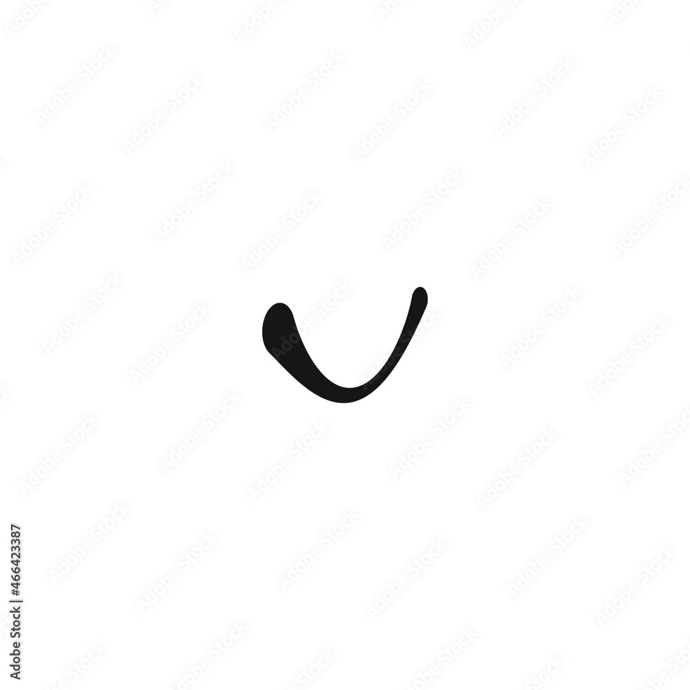line latters isolated on white background, vector illustration