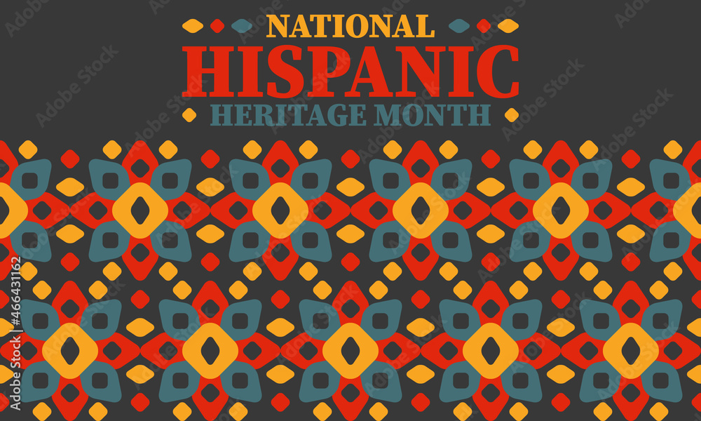 National Hispanic Heritage Month in United States. Celebrate annual in