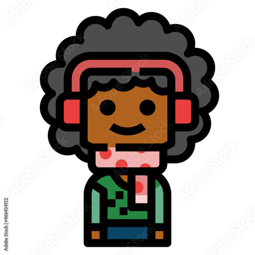 Woman line icon