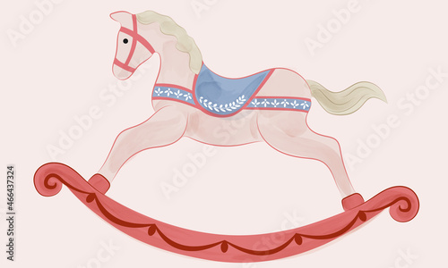 A rocking horse toy. Gift