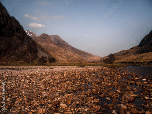 Moutains and river in the highland - Glen Nevis - Scotland © Maxence