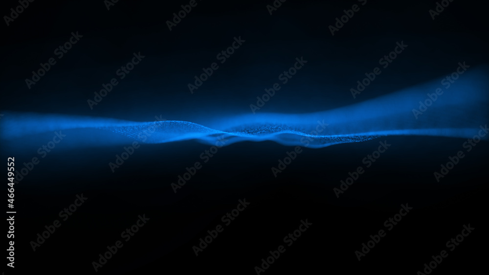 Fototapeta premium Abstract Blue Technology 4K Futuristic Background 