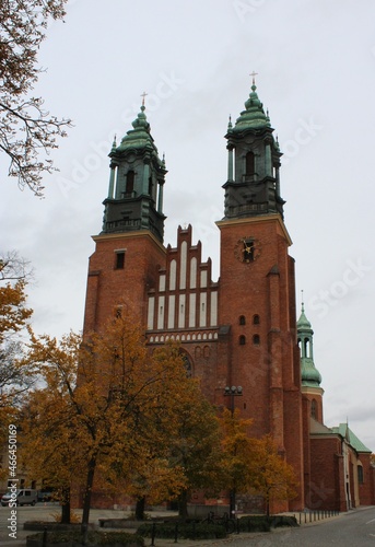 Poznan, Poland - 22-10-2021: Saint Peter and Paul basilica 