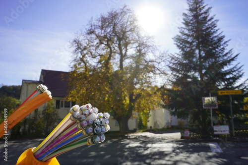 schnelles Internet 5G Glasfaserkabel