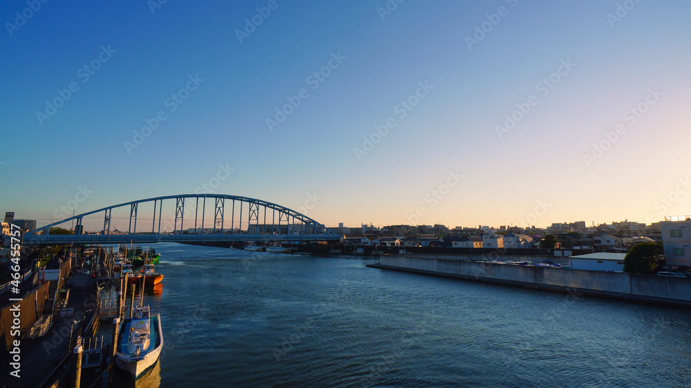 Fototapeta premium 浦安橋から見る風景