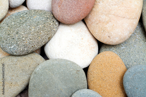 Pebble stones close up. 
