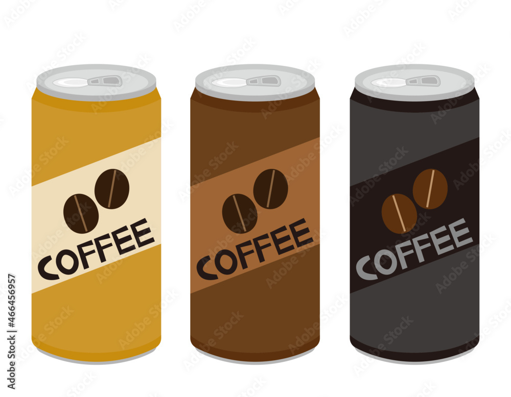 缶コーヒー 缶 ベクターイラスト Stock Vector Adobe Stock