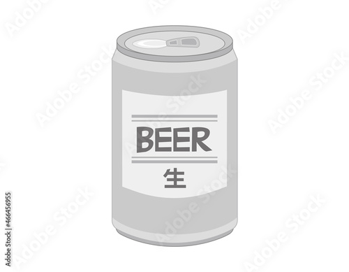 缶ビール　缶　ベクターイラスト