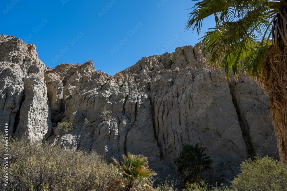 A beautiful overlooking view of nature in Palm Springs, California A beautiful overlooking view of nature in Palm Springs, California