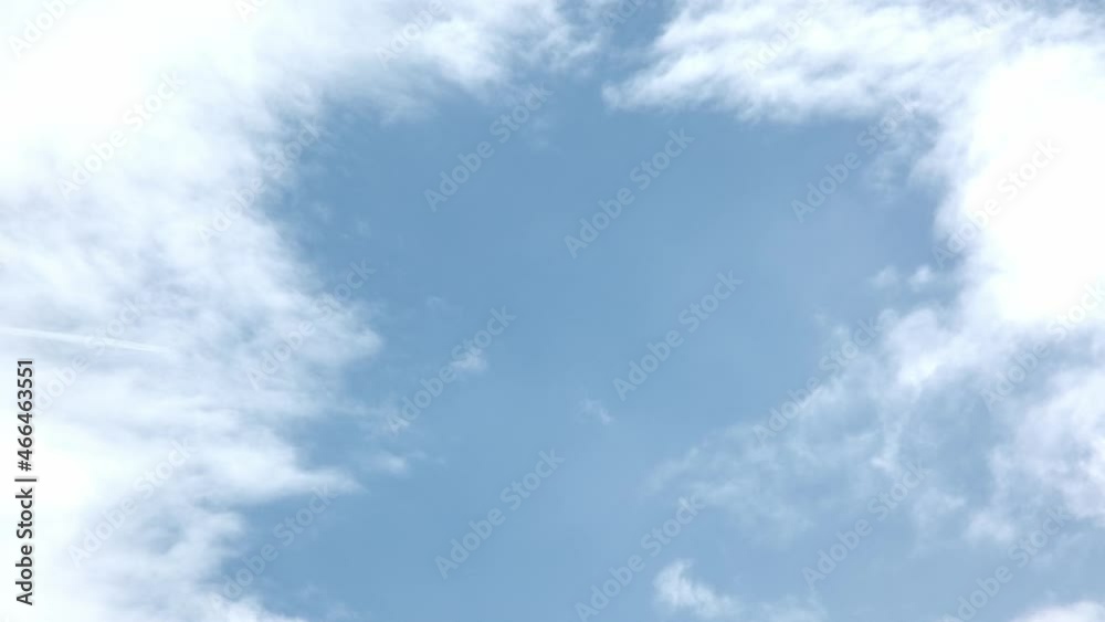 青空と飛行機雲 青空と飛行機雲