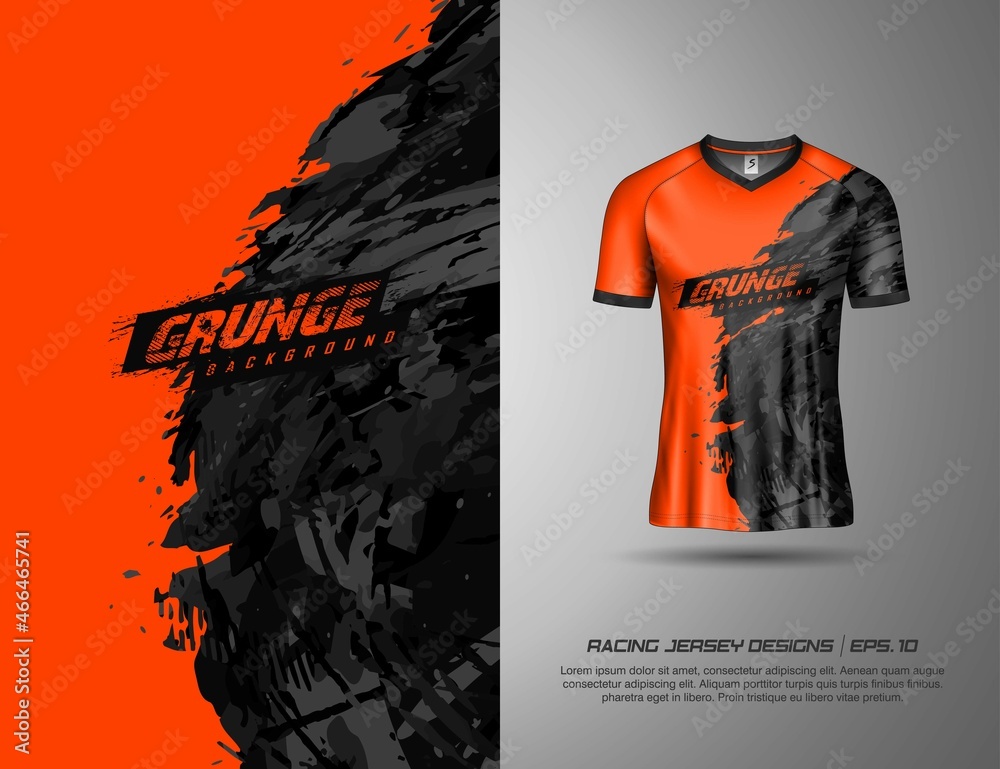 Tshirt sport grunge background for extreme jersey team, racing, cycling,  football, motocross, gaming, backdrop, wallpaper. Stock Vector | Adobe Stock